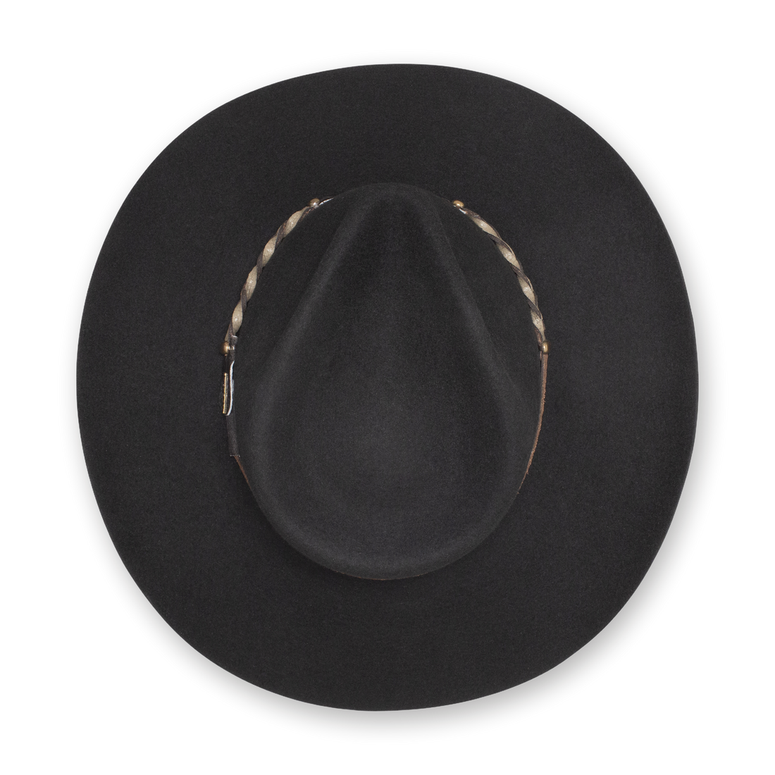 Stetson Drifter 4X in Black, top view