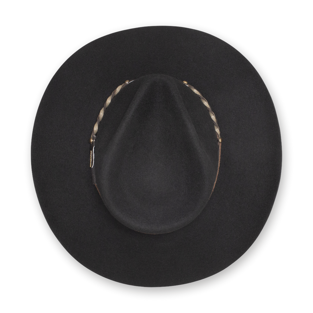 Stetson Drifter 4X in Black, top view