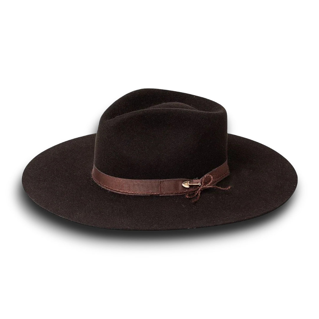 Stetson JW Marshall Felt Flat Brim Hat