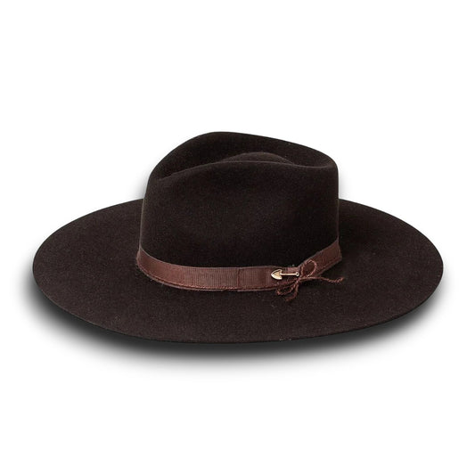 Stetson JW Marshall Felt Flat Brim Hat