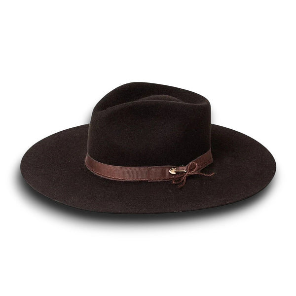 Stetson JW Marshall Felt Flat Brim Hat