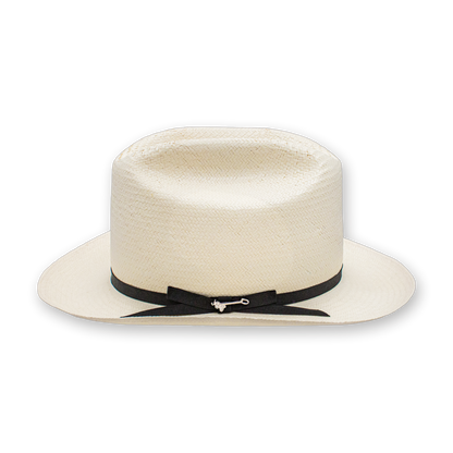 Stetson Open Road 6X straw cowboy hat in natural, front view