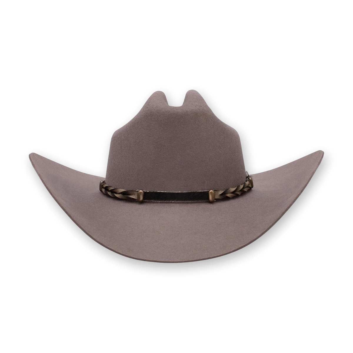 Stetson Portage cowboy hat in stone, front view