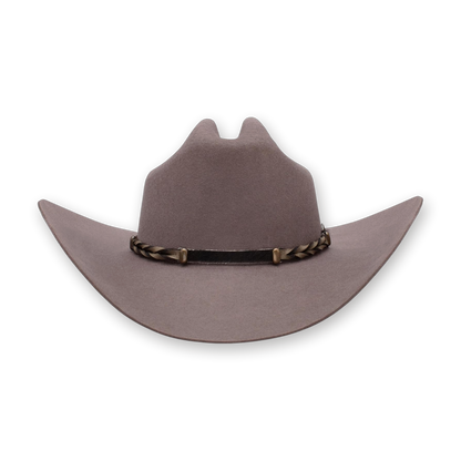 Stetson Portage cowboy hat in stone, front view