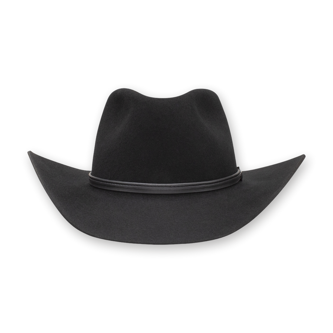 Stetson Seneca in Black, front view