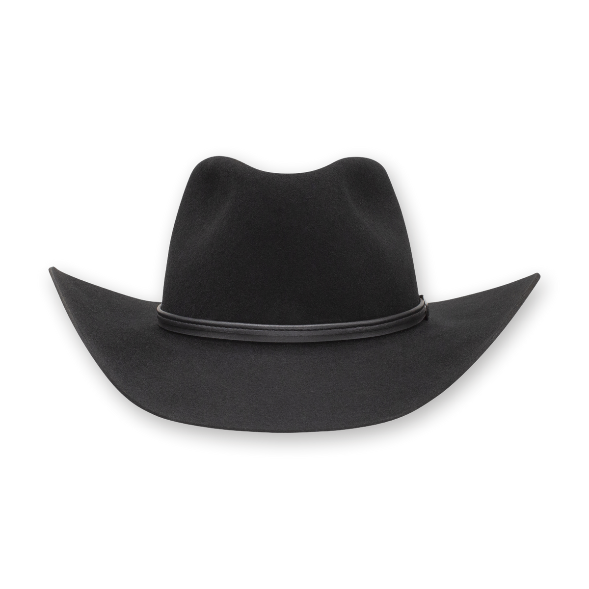 Stetson Seneca in Black, front view