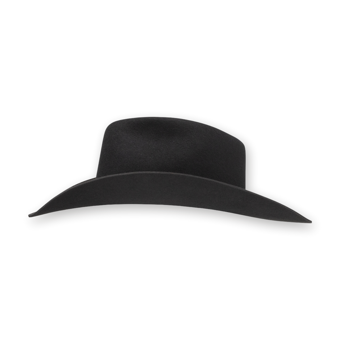 Stetson Seneca in Black, side view