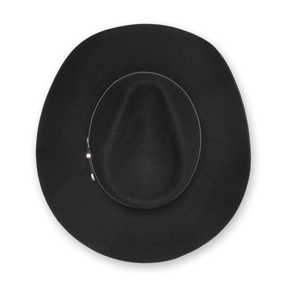 Stetson Seneca in Black, top view