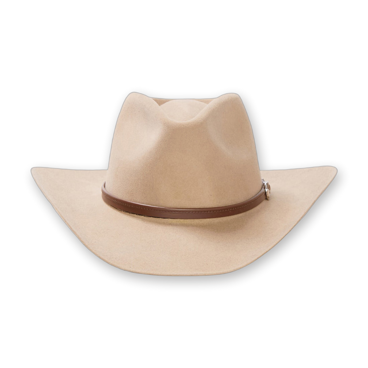 Stetson Seneca in Silver Sand, front view