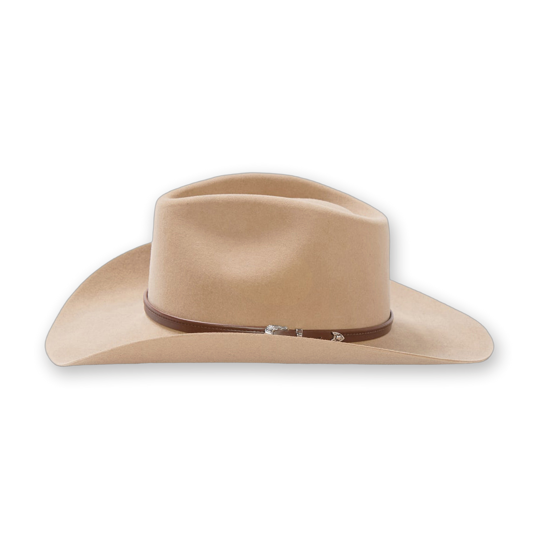 Stetson Seneca in Silver Sand, side view