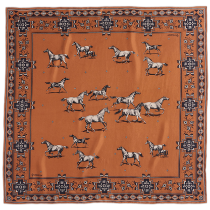 Pendleton Silk Scarf — Herd of Horses