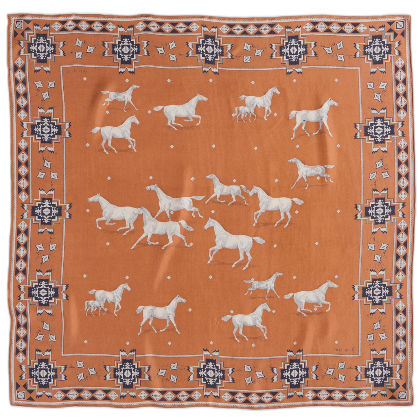 Pendleton Silk Scarf — Herd of Horses